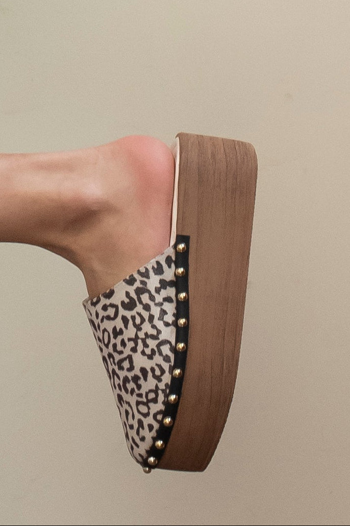 Suecos de animal print