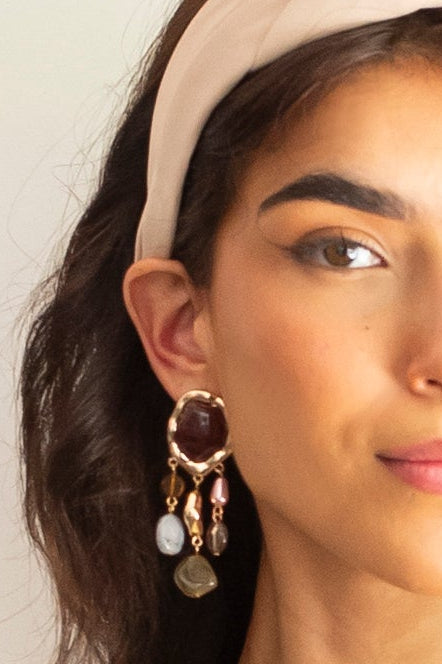 Aretes cafés