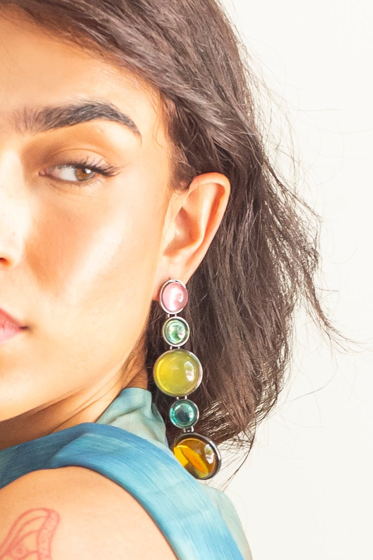 Aretes de colores
