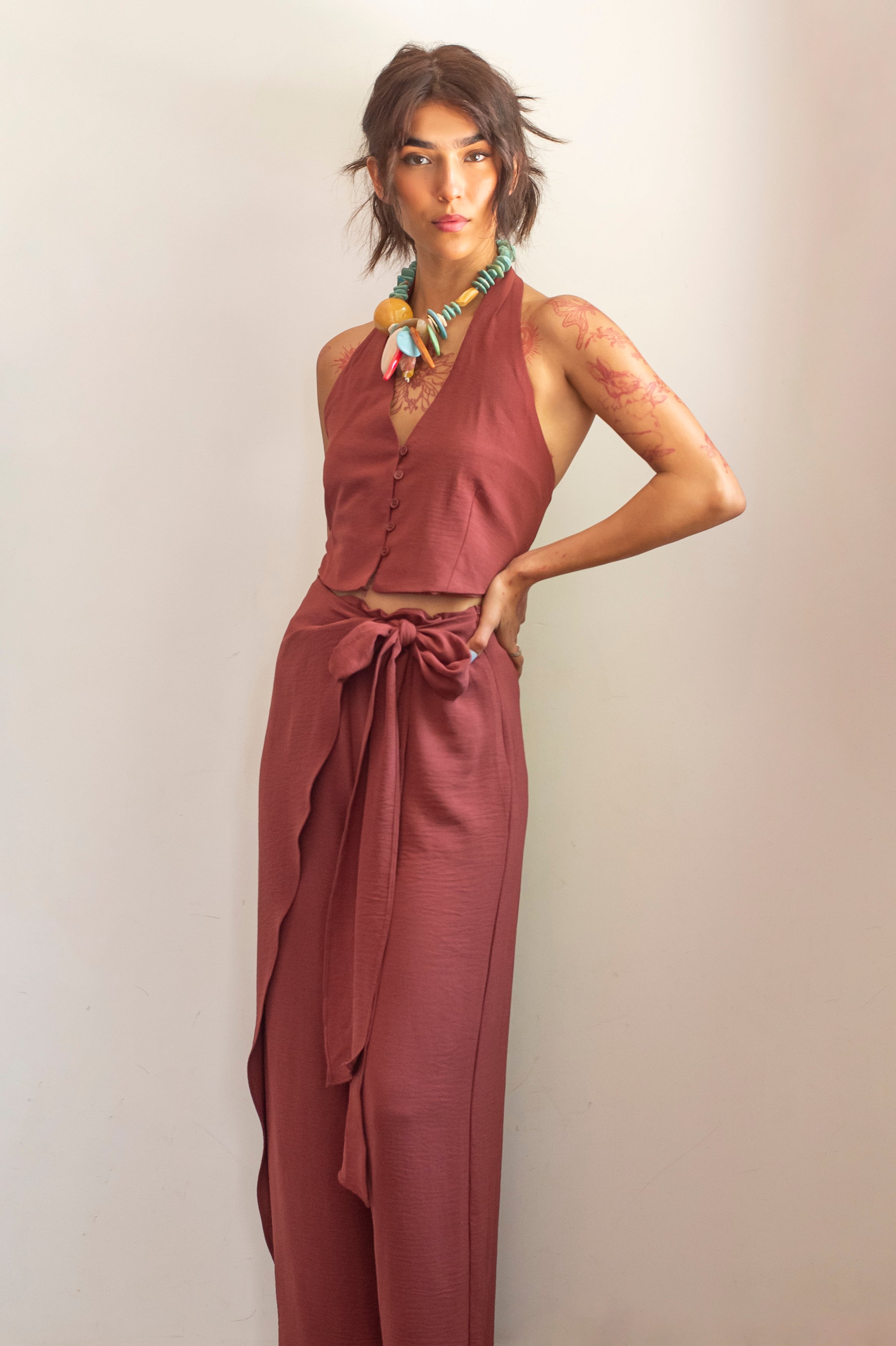 Conjunto pantalón y chaleco