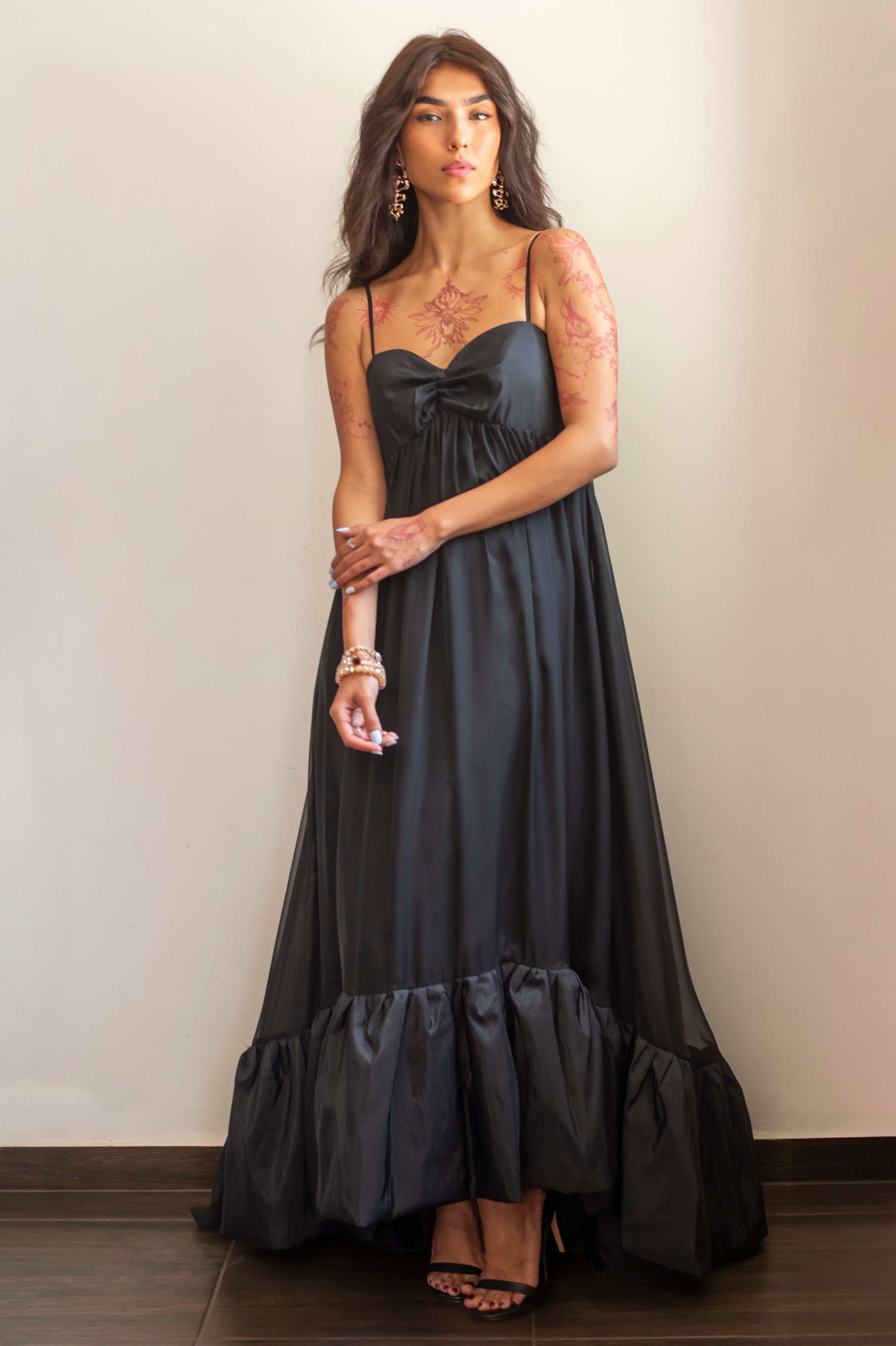 Vestido negro de fiesta